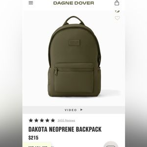 Hunter green DANGE DOVER backpack - BRAND NEW!